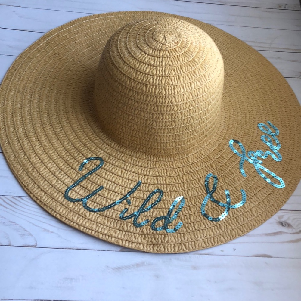 Wild and Free Straw Floppy Hat